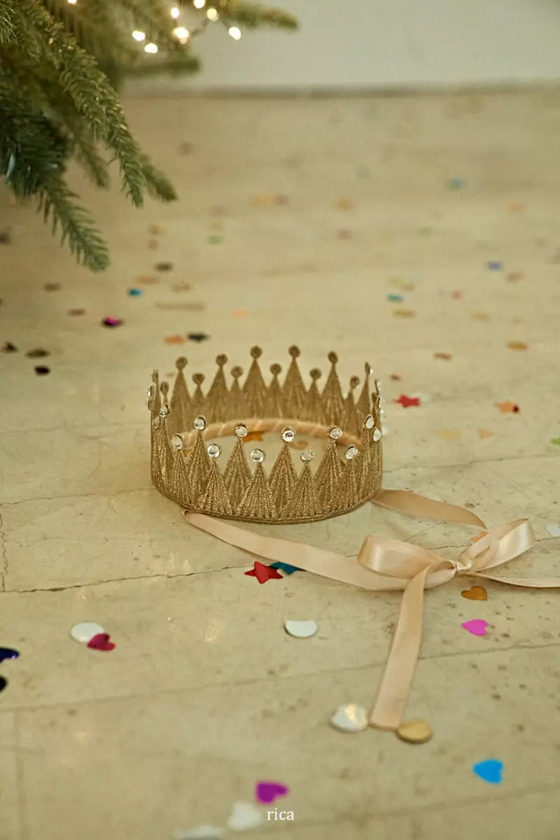 Rica - Korean Children Fashion - #designkidswear - Gold Crown