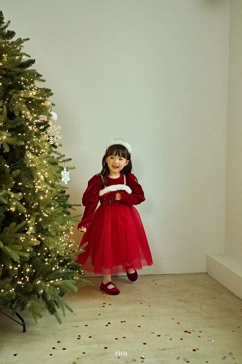 Rica - Korean Children Fashion - #designkidswear - Merry Gold One-piece - 9