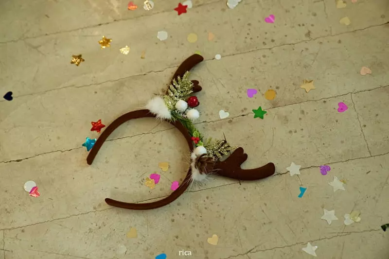 Rica - Korean Children Fashion - #fashionkids - Rudolf Hairband - 2