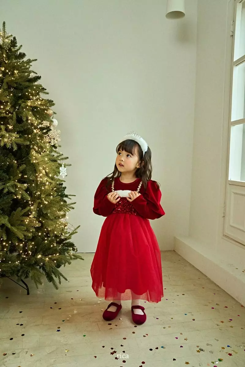 Rica - Korean Children Fashion - #fashionkids - Merry Gold One-piece - 11