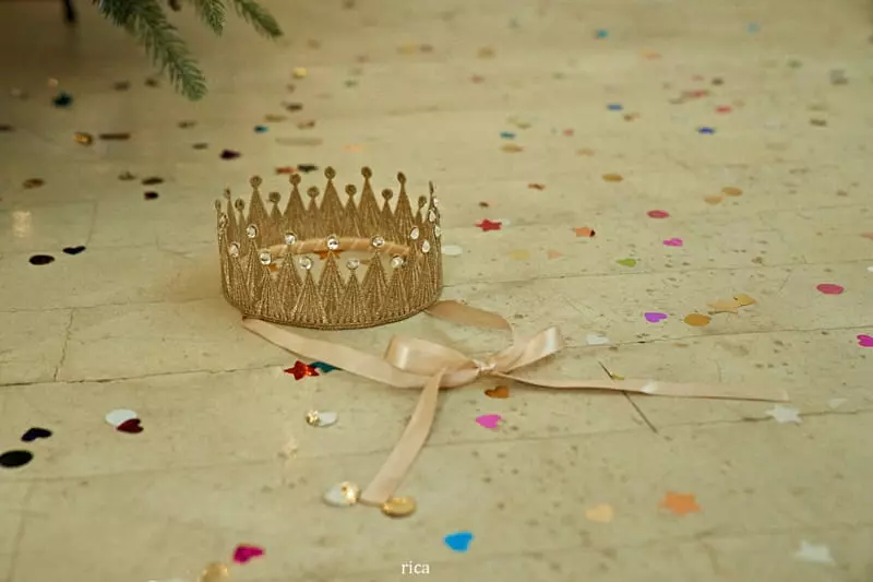 Rica - Korean Children Fashion - #fashionkids - Gold Crown - 4