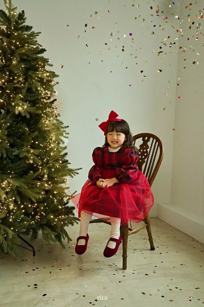 Rica - Korean Children Fashion - #littlefashionista - Holly day One-piece - 4