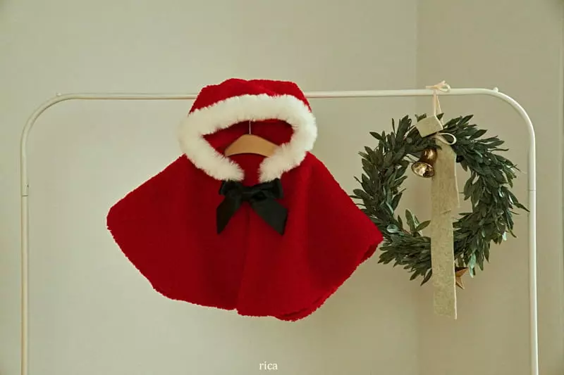 Rica - Korean Children Fashion - #minifashionista - Santa Cape - 7