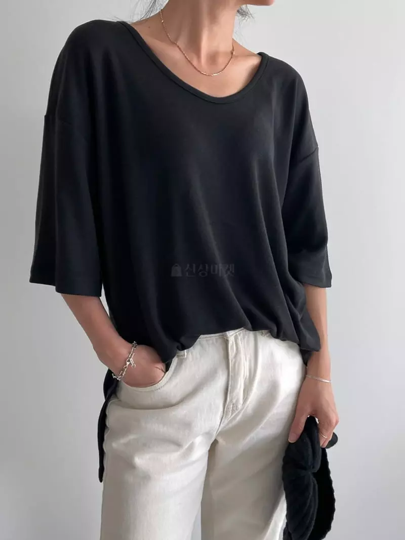 Ripple - Korean Women Fashion - #momslook - Pine Fleece Tee - 6