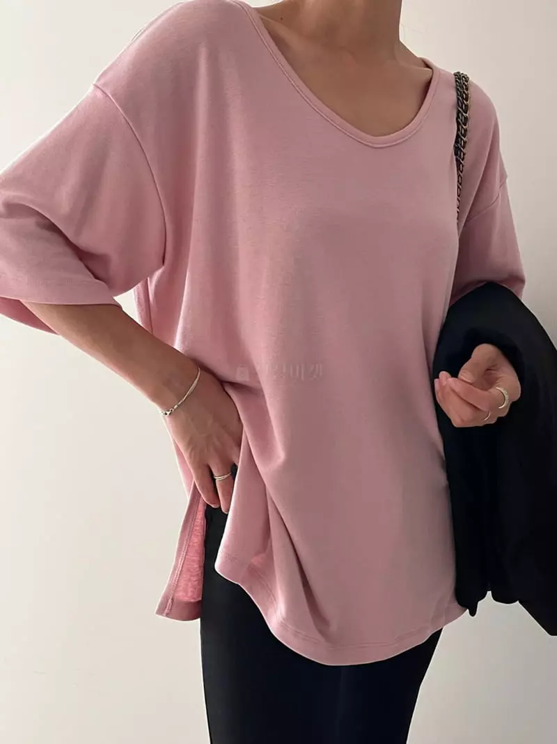 Ripple - Korean Women Fashion - #momslook - Pine Fleece Tee - 8