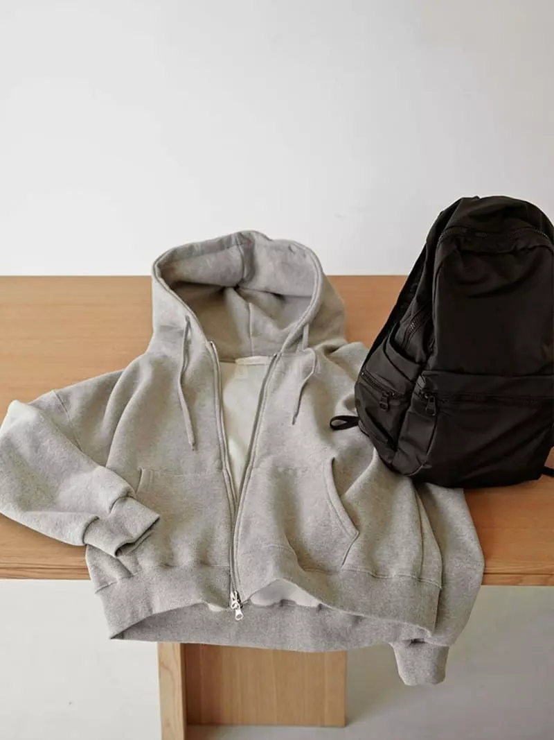 Ripple - Korean Women Fashion - #momslook - Two Way Hoody Zip-up - 5