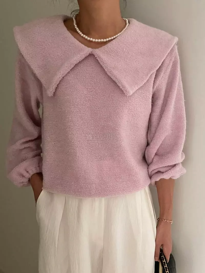 Ripple - Korean Women Fashion - #momslook - Sailor Blouse - 3