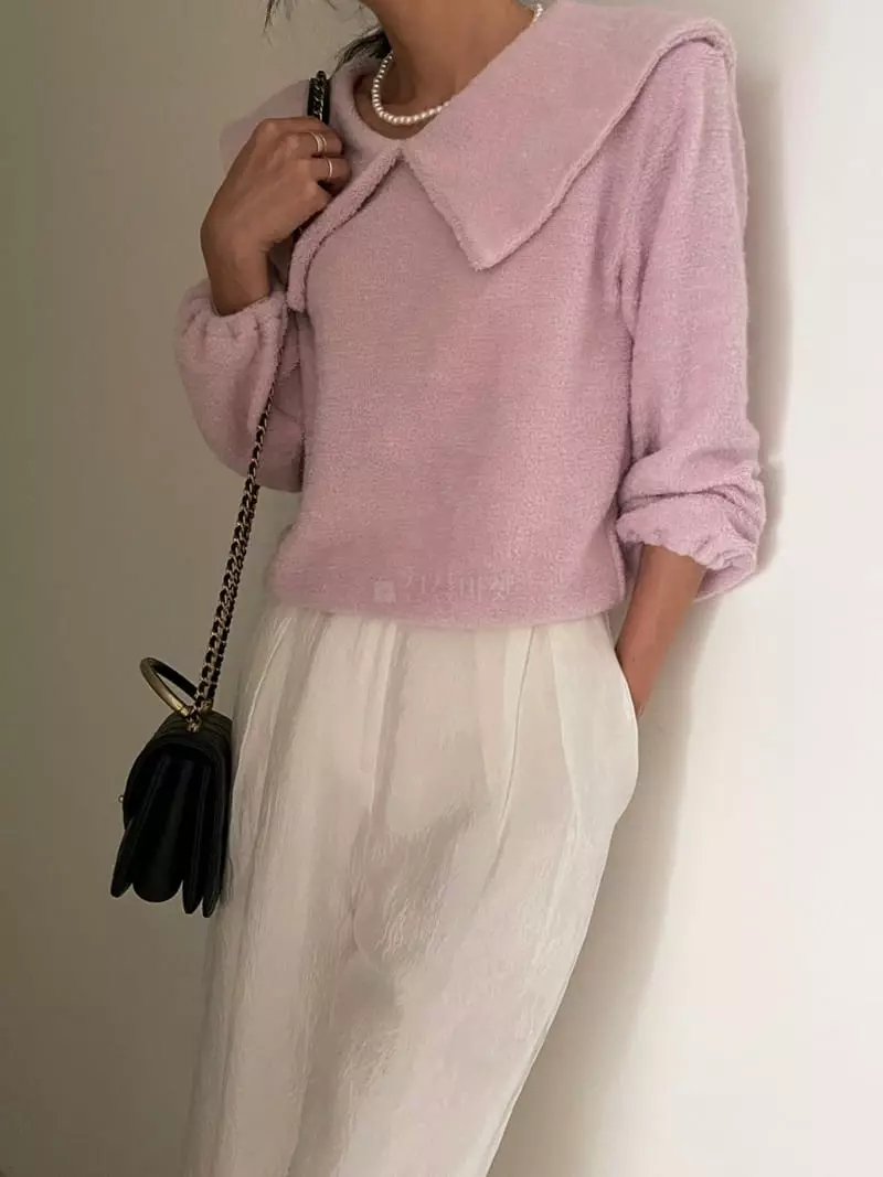 Ripple - Korean Women Fashion - #momslook - Sailor Blouse - 5