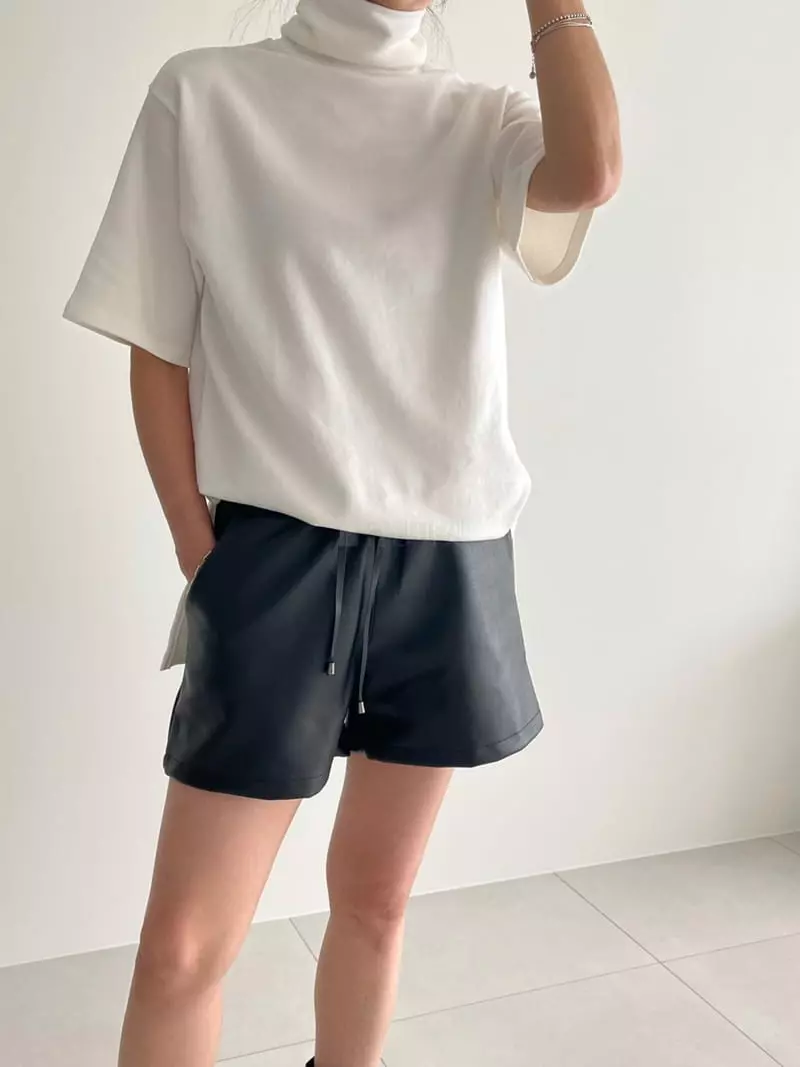 Ripple - Korean Women Fashion - #womensfashion - Moco Turtleneck Tee - 4