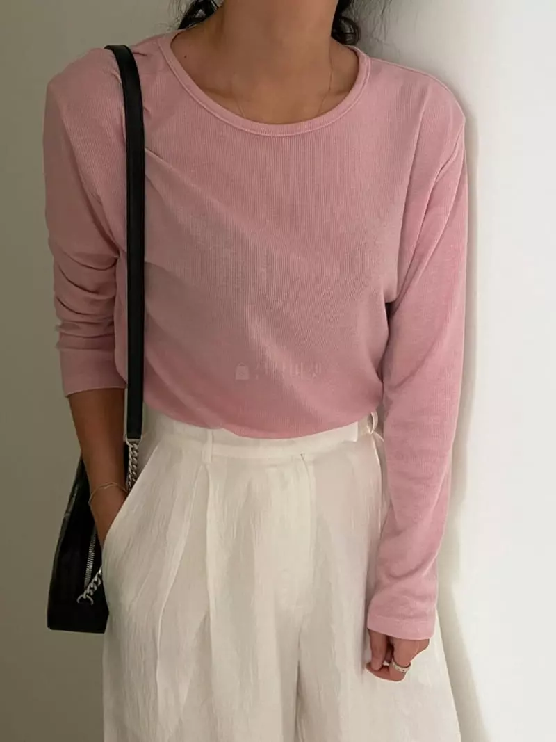 Ripple - Korean Women Fashion - #momslook - Masion Tencel Tee - 2