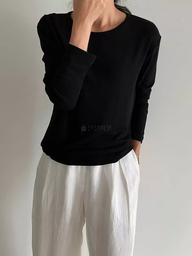 Ripple - Korean Women Fashion - #womensfashion - Masion Tencel Tee - 4