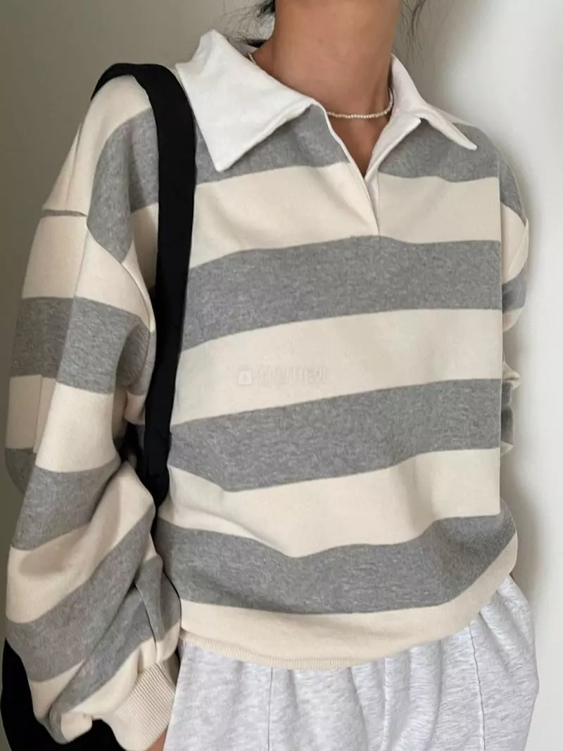 Ripple - Korean Women Fashion - #momslook - Mason Sweatshirt - 3