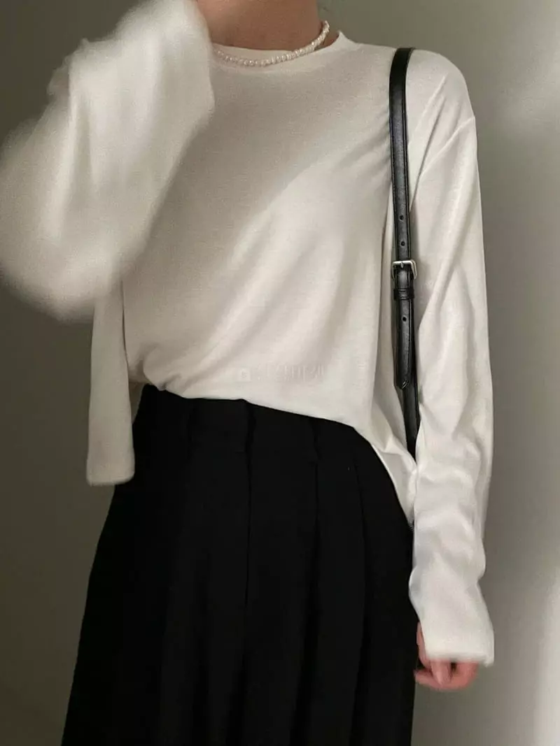 Ripple - Korean Women Fashion - #momslook - Rush Fleece Tee - 2