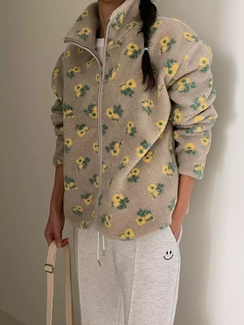 Ripple - Korean Women Fashion - #momslook - Flower Jumper - 6