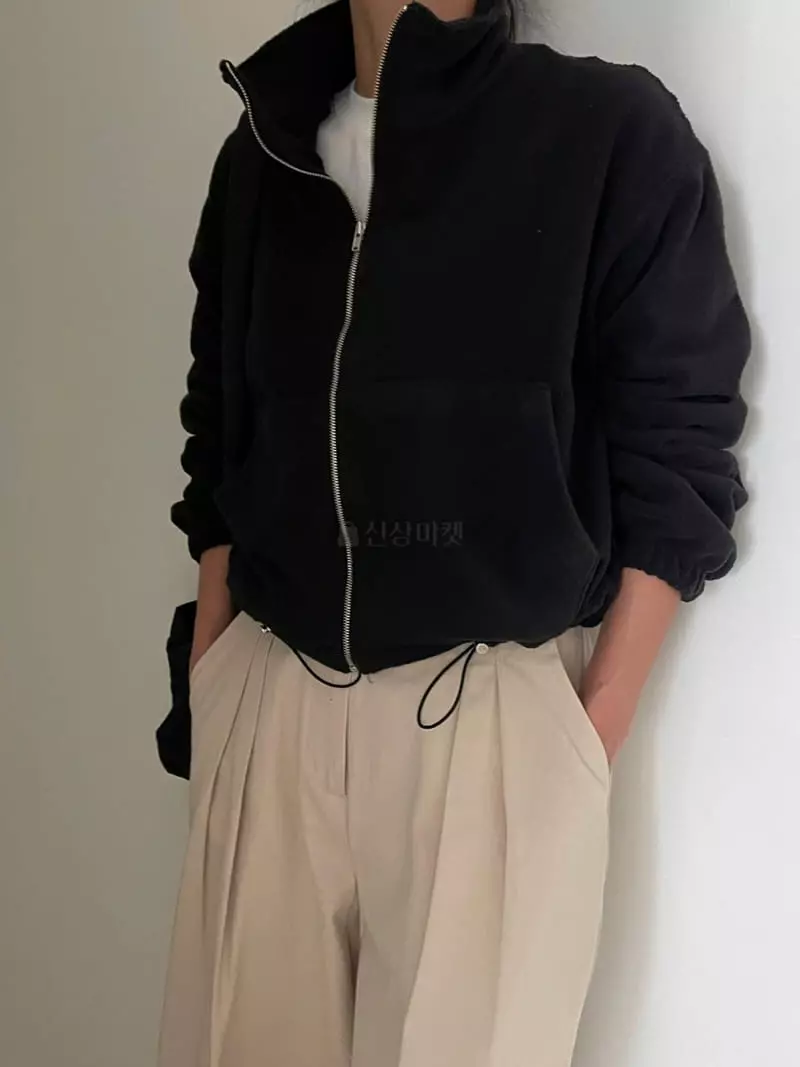 Ripple - Korean Women Fashion - #pursuepretty - Fleece Zip-up - 5