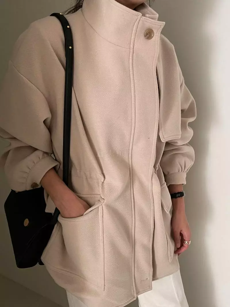 Ripple - Korean Women Fashion - #vintagekidsstyle - Half Jumper - 4