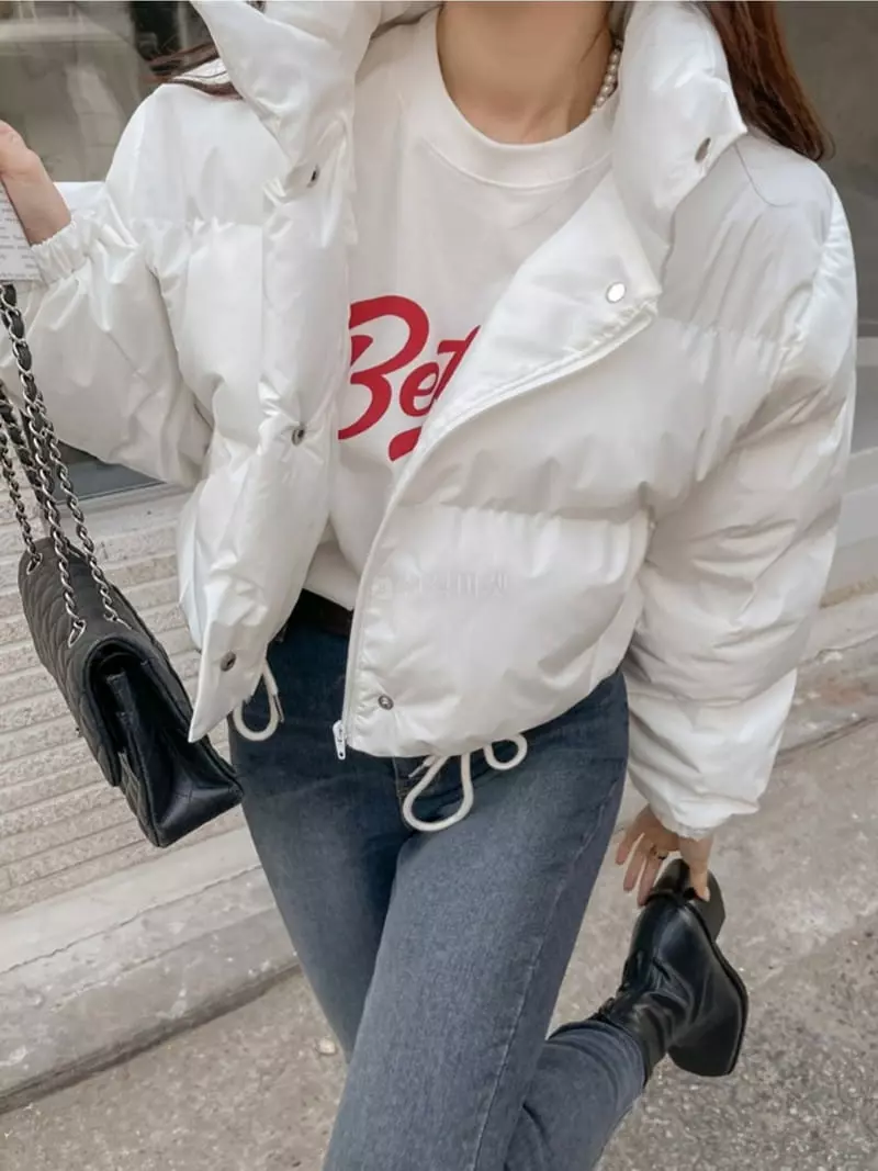 Ripple - Korean Women Fashion - #restrostyle - Better Fleece Tee - 3