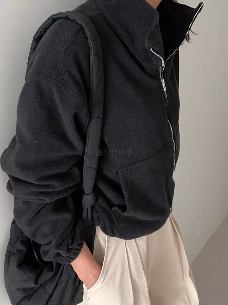 Ripple - Korean Women Fashion - #shopsmall - Fleece Zip-up - 8