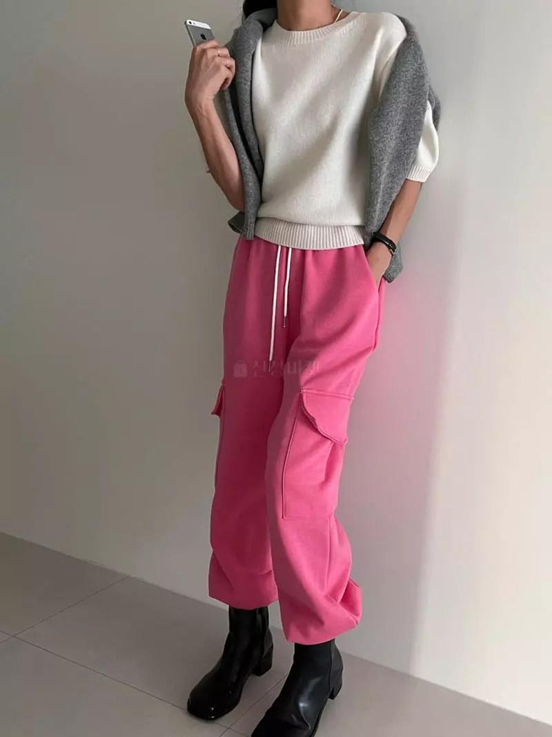 Ripple - Korean Women Fashion - #shopsmall - Bnag Pants - 3
