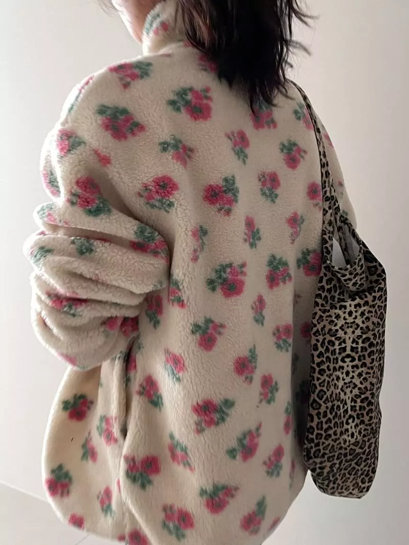 Ripple - Korean Women Fashion - #shopsmall - Flower Jumper - 3