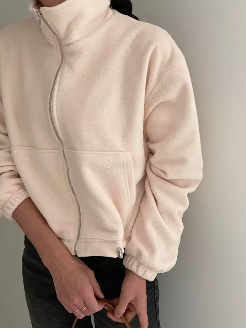 Ripple - Korean Women Fashion - #thelittlethings - Fleece Zip-up - 10