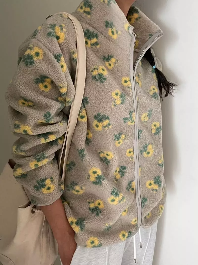 Ripple - Korean Women Fashion - #thelittlethings - Flower Jumper - 5