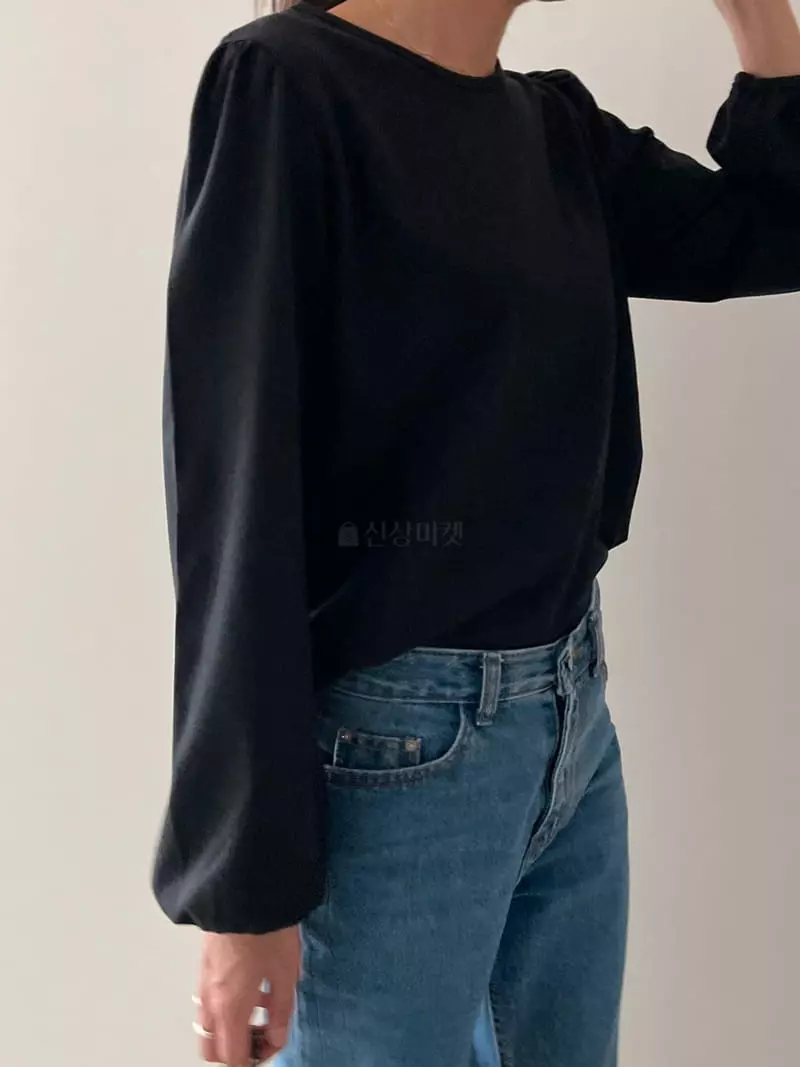Ripple - Korean Women Fashion - #thatsdarling - Fure Puff Tee - 4