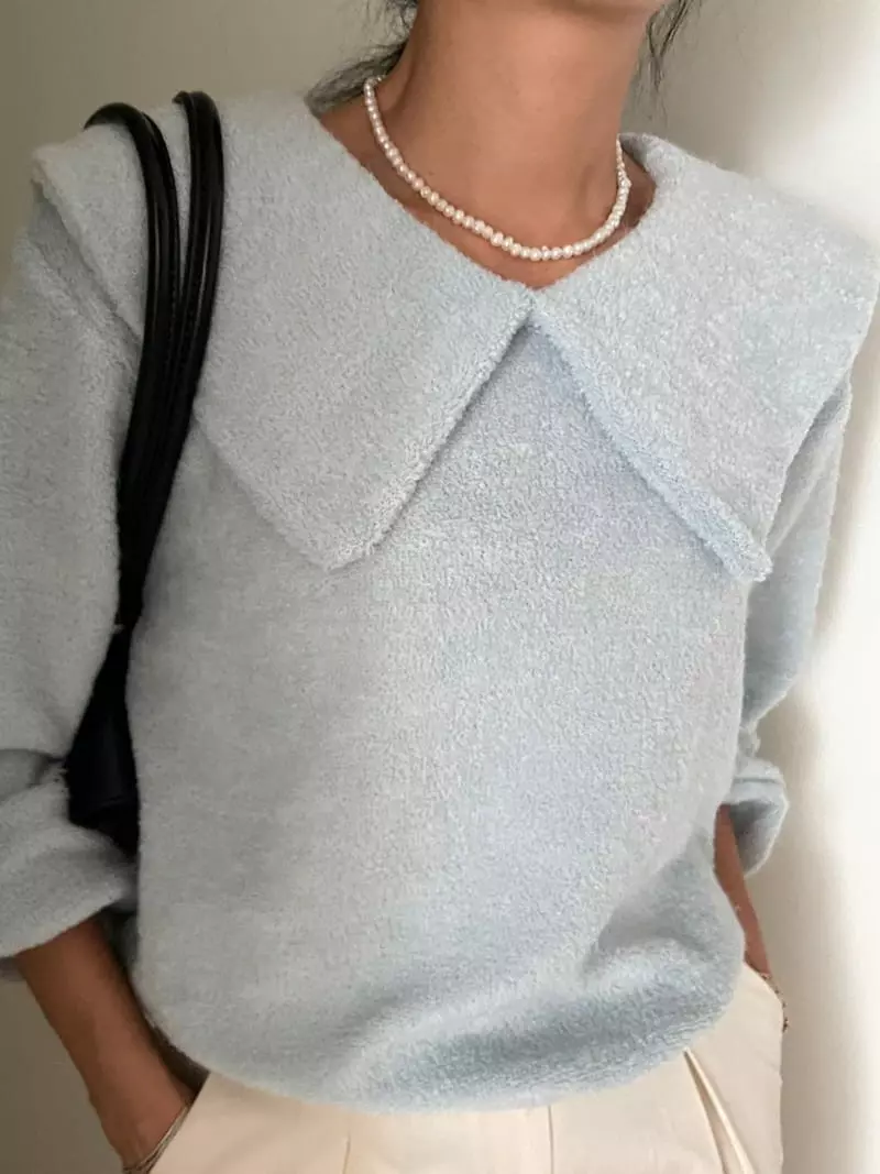 Ripple - Korean Women Fashion - #vintageinspired - Sailor Blouse - 7