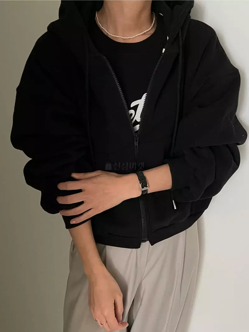 Ripple - Korean Women Fashion - #vintageinspired - Bita Mini Hoody - 6