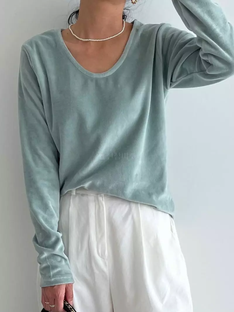 Ripple - Korean Women Fashion - #vintageinspired - Bello Tee - 2