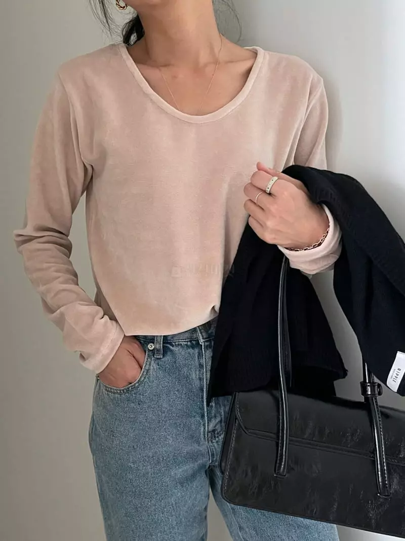 Ripple - Korean Women Fashion - #vintagekidsstyle - Bello Tee - 3