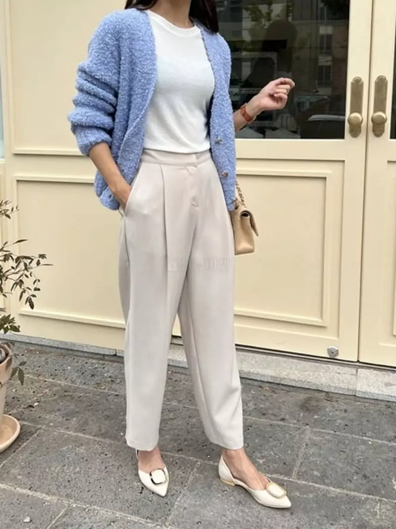 Ripple - Korean Women Fashion - #womensfashion - Pop Corn Bookle Cardigan - 8