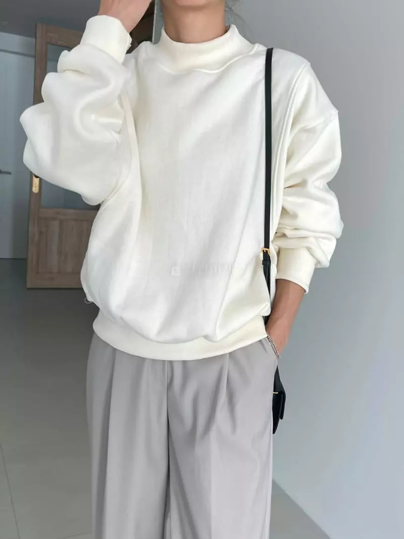 Ripple - Korean Women Fashion - #womensfashion - Co Turtleneck Sweatshirt - 2