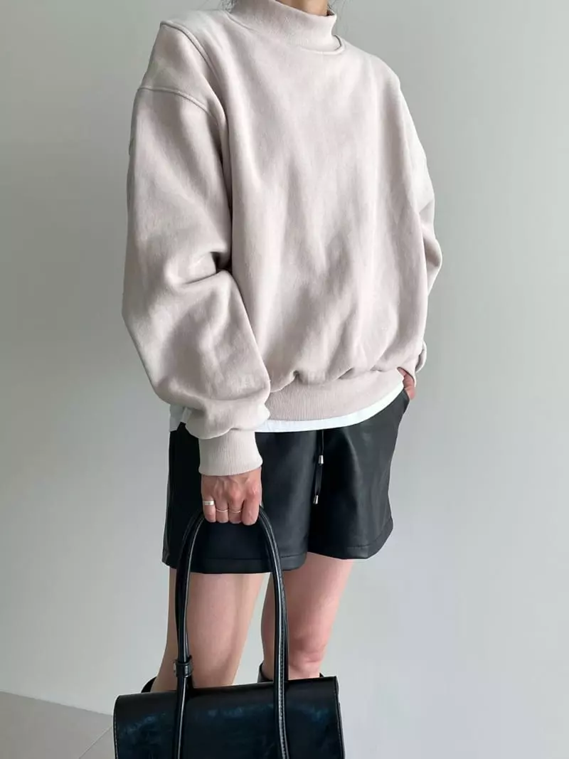 Ripple - Korean Women Fashion - #momslook - Co Turtleneck Sweatshirt - 4