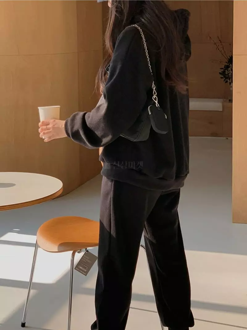 Ripple - Korean Women Fashion - #womensfashion - Aurora Hoody Set - 3