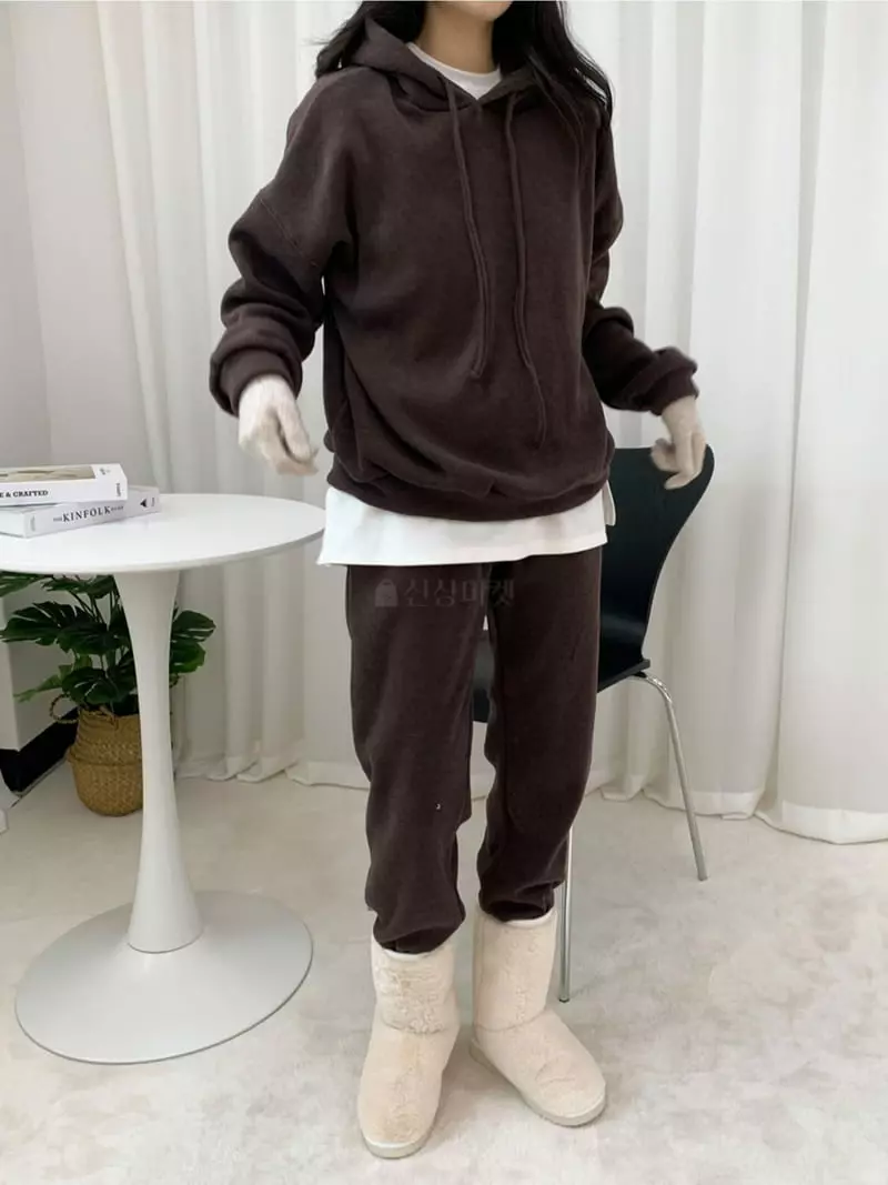 Ripple - Korean Women Fashion - #womensfashion - Aurora Hoody Set - 7