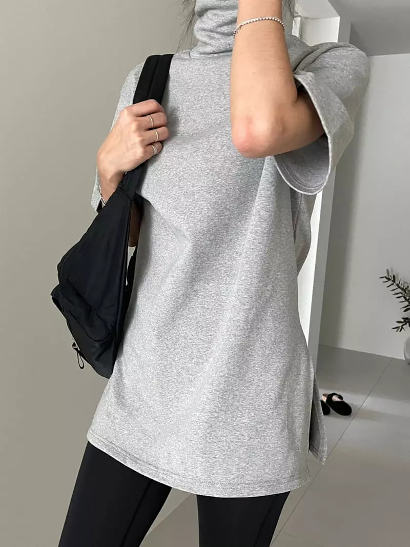 Ripple - Korean Women Fashion - #womensfashion - Moco Turtleneck Tee - 3