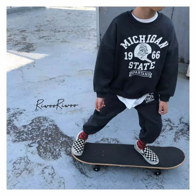Riwoo Riwoo - Korean Children Fashion - #childofig - Michigan Top Bottom Set - 6