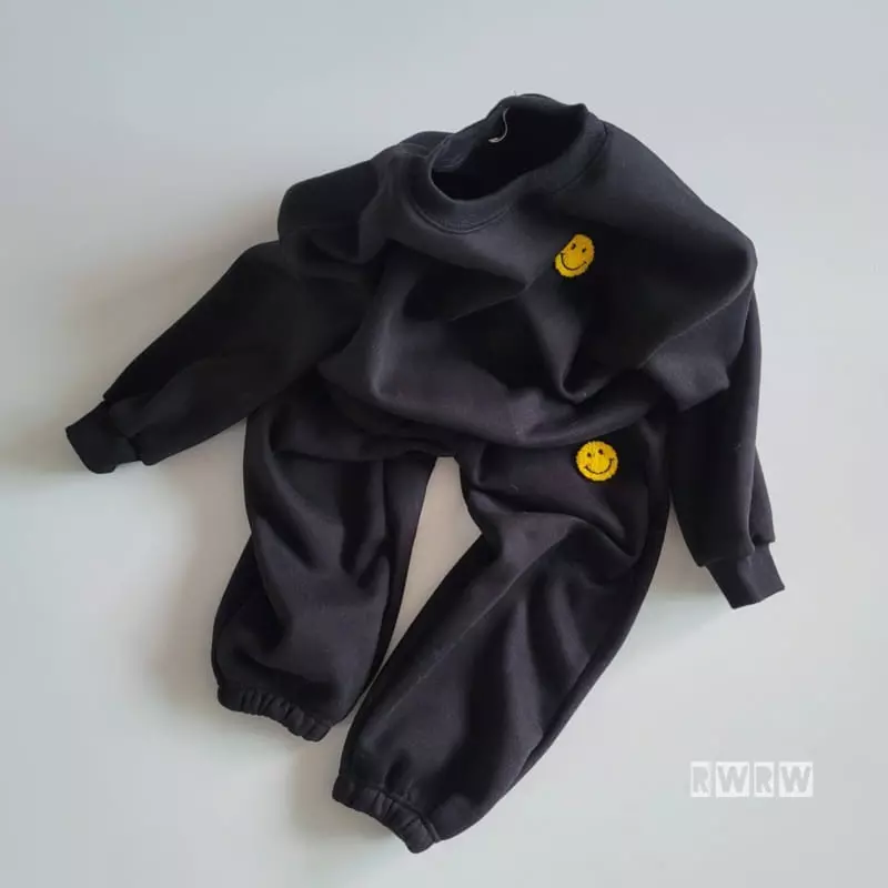 Riwoo Riwoo - Korean Children Fashion - #stylishchildhood - Happy Smile Bookle Top Bottom Set - 4