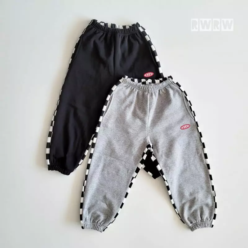 Riwoo Riwoo - Korean Children Fashion - #childofig - Asura Check Pants - 2