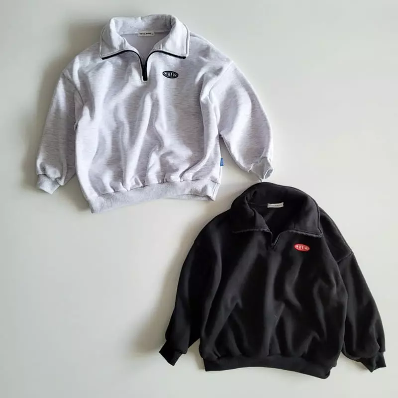 Riwoo Riwoo - Korean Children Fashion - #childofig - Basic Half Zip-up - 12