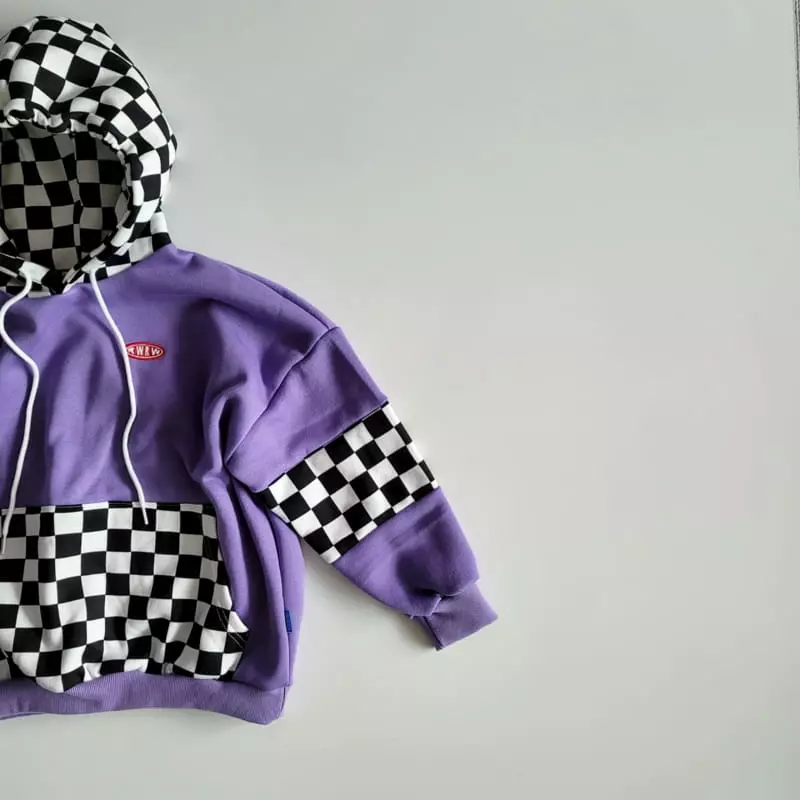 Riwoo Riwoo - Korean Children Fashion - #childrensboutique - Check Box Hoody - 10