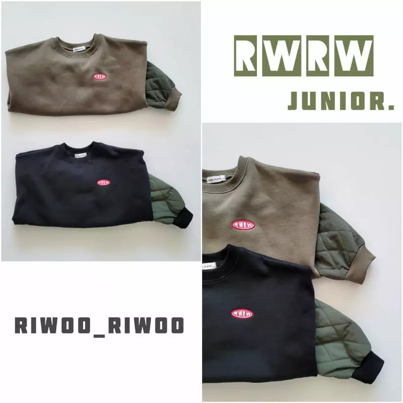 Riwoo Riwoo - Korean Children Fashion - #childrensboutique - Sleeves Padding Sweathsirt - 9