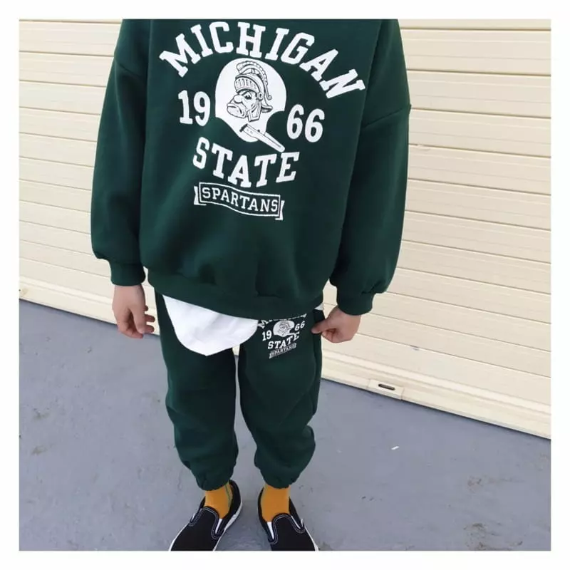 Riwoo Riwoo - Korean Children Fashion - #childrensboutique - Michigan Top Bottom Set - 7