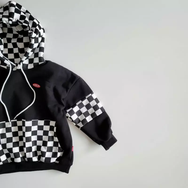 Riwoo Riwoo - Korean Children Fashion - #designkidswear - Check Box Hoody - 11