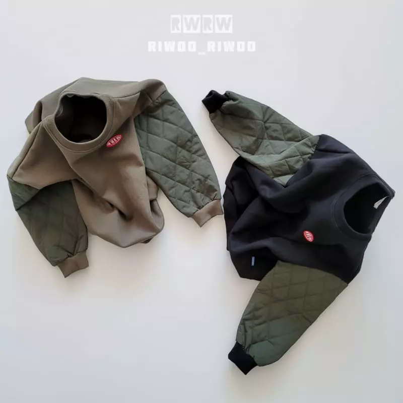 Riwoo Riwoo - Korean Children Fashion - #designkidswear - Sleeves Padding Sweathsirt - 10
