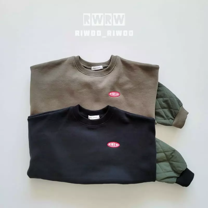 Riwoo Riwoo - Korean Children Fashion - #discoveringself - Sleeves Padding Sweathsirt - 11