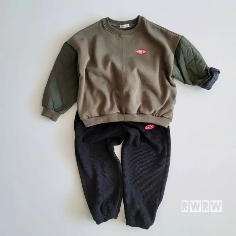 Riwoo Riwoo - Korean Children Fashion - #fashionkids - Sleeves Padding Sweathsirt - 12
