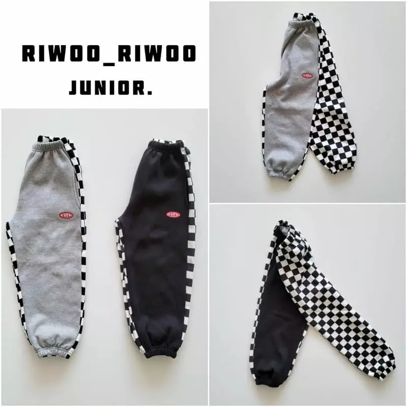 Riwoo Riwoo - Korean Children Fashion - #fashionkids - Asura Check Pants - 6