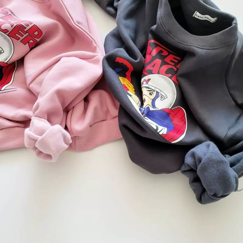 Riwoo Riwoo - Korean Children Fashion - #kidsshorts - Racer Sweatshirt - 2
